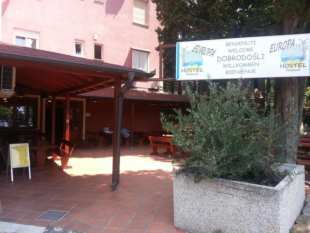 Europa Hostel Portorož Buitenkant foto